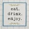 DII® Eat, Drink & Enjoy Kitchen Towels, Potholder & Mitt Set